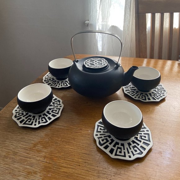Teavana Kitchen Teavana X Iz Wares Porcelain Tea Set Poshmark